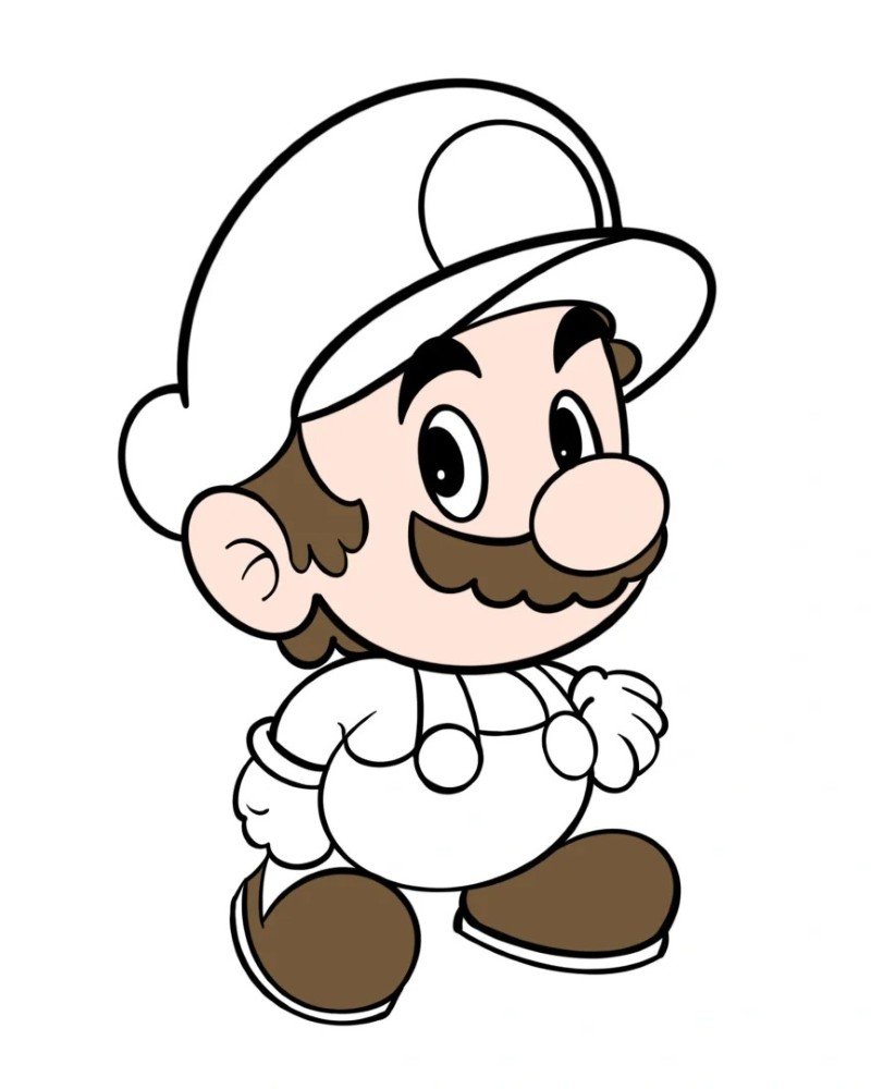 How to draw mario characters 6