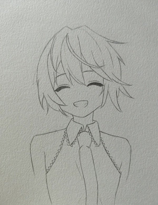 How to draw hatsune miku step by step 3