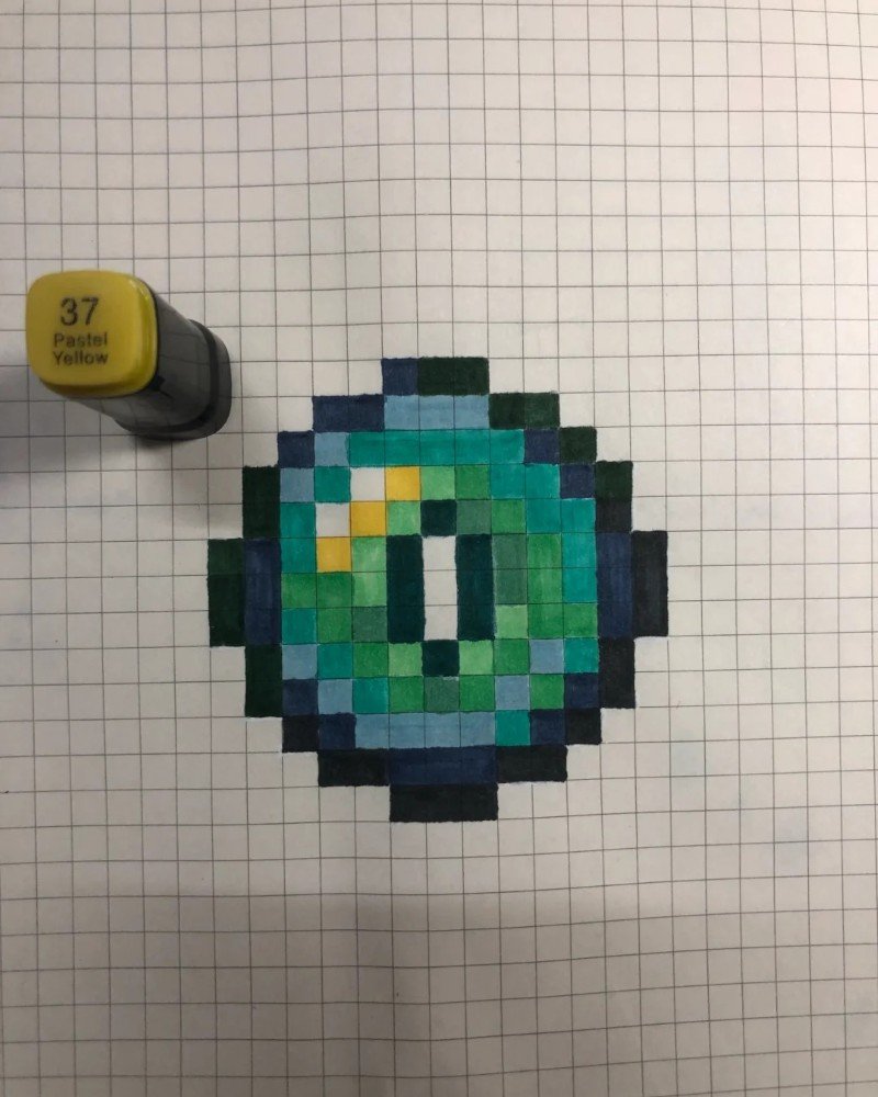 How to draw Minecraft 10