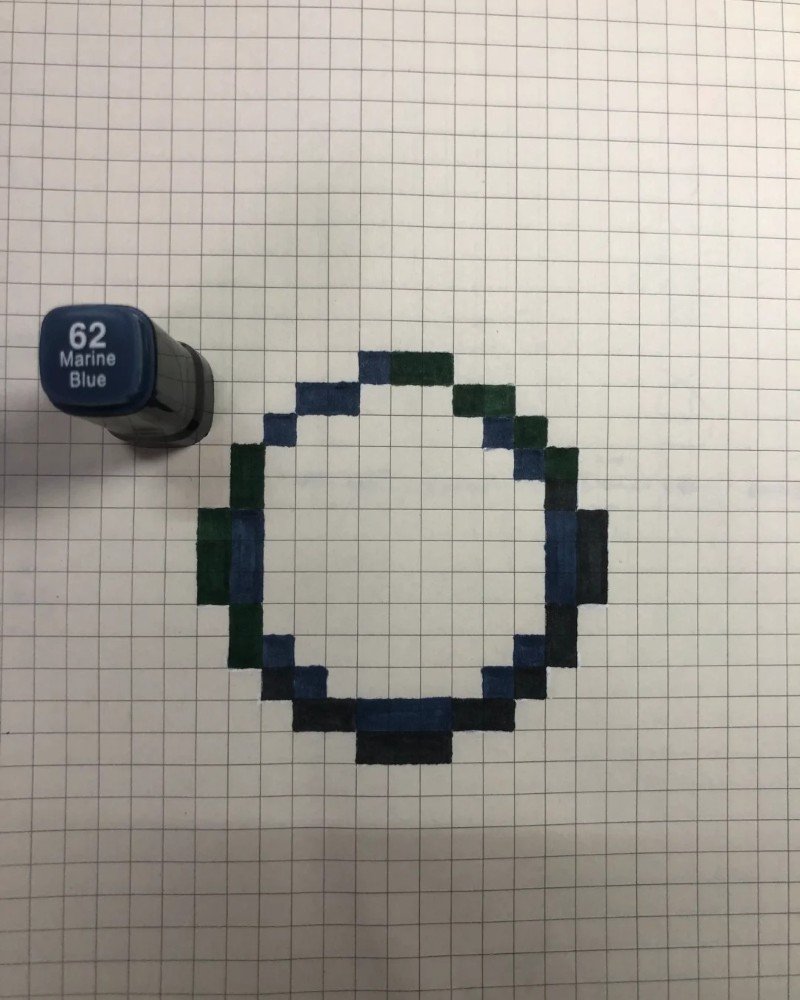 How to draw Minecraft 3