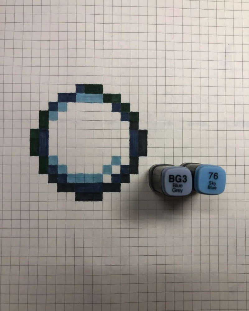 How to draw Minecraft 4