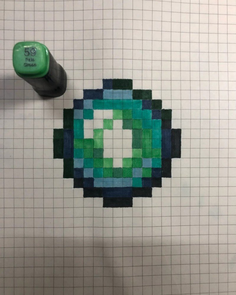 How to draw Minecraft 8