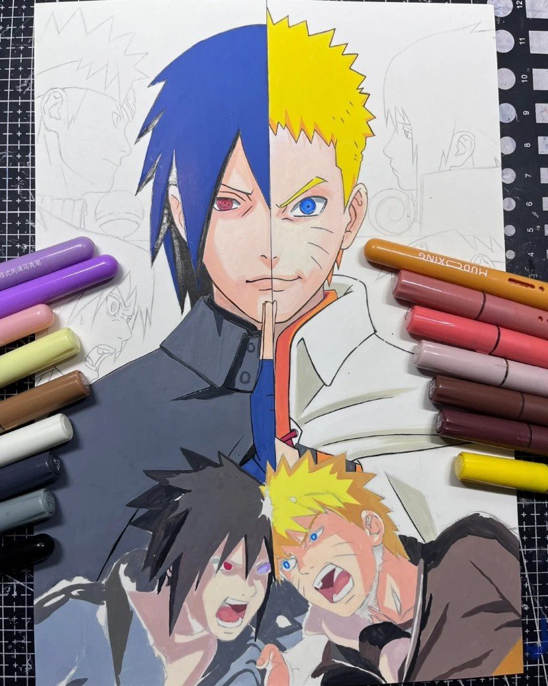 How to draw Naruto anime 5