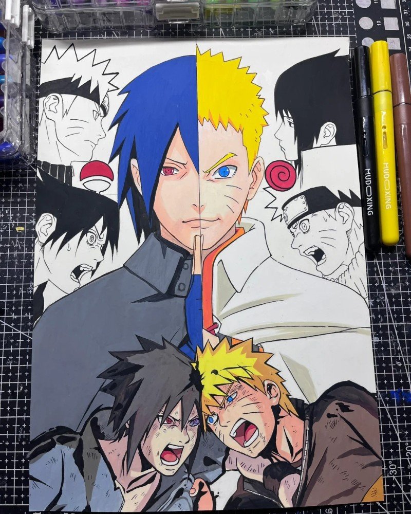 How to draw Naruto anime