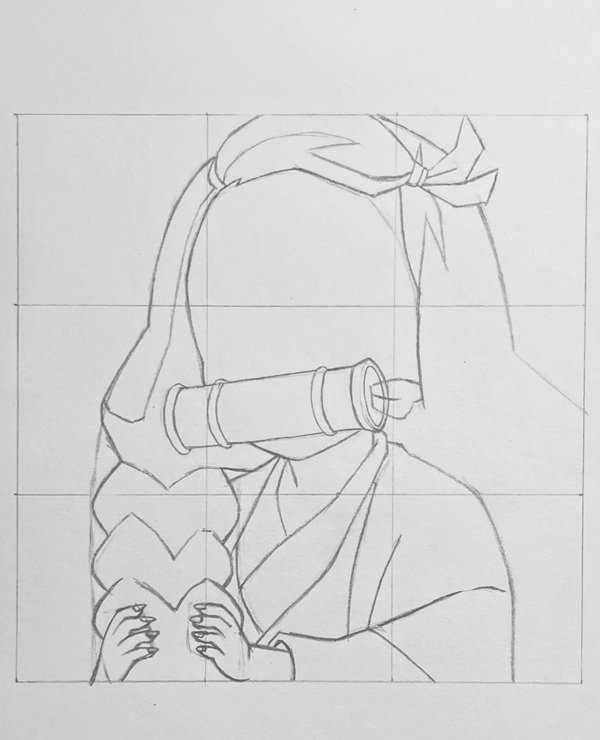 How to draw nezuko easy 5
