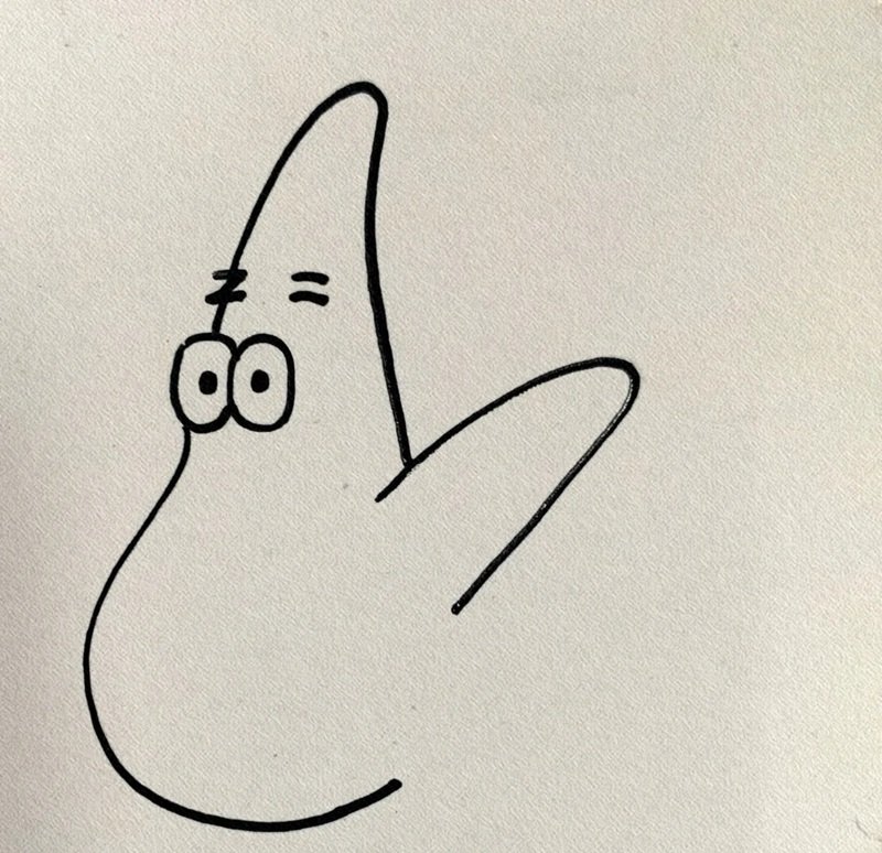 How to draw a patrick easy 3