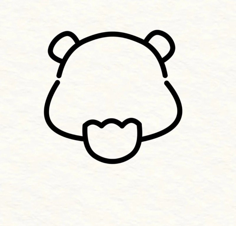 How to draw pooh bear 2