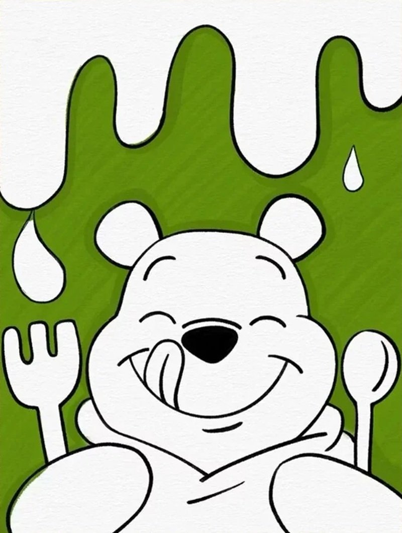 How to draw pooh bear easy 7