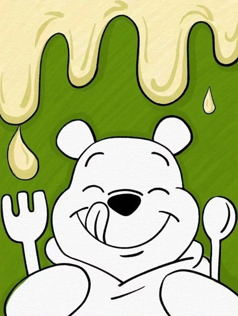 How to draw pooh bear easy 8
