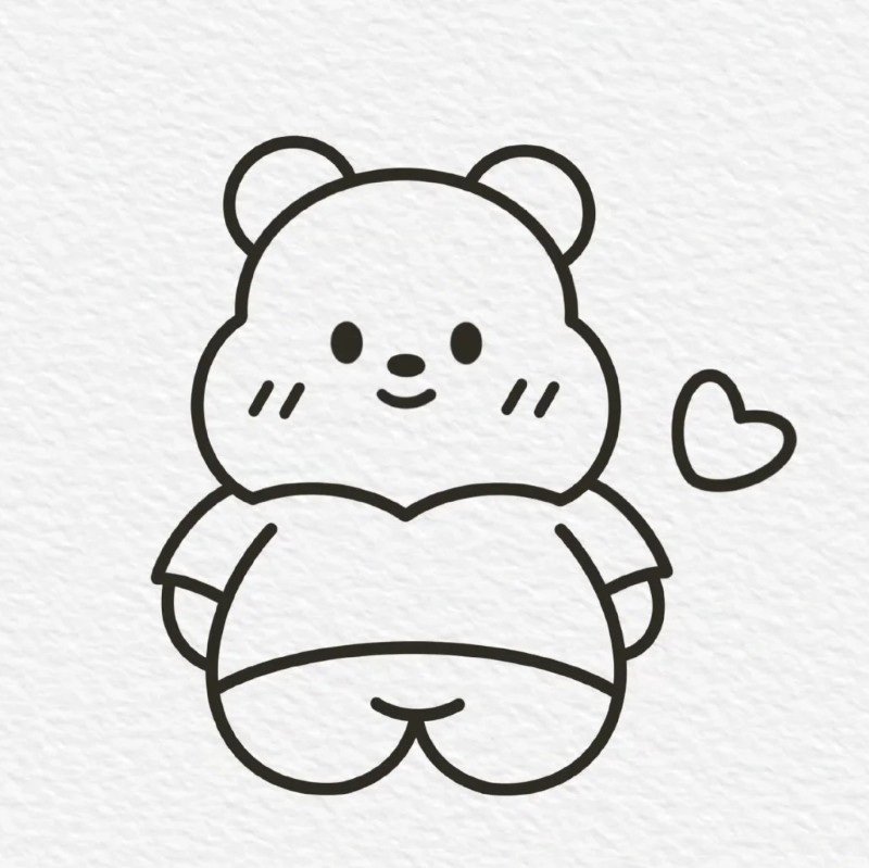 How to draw pooh bear step by step 6