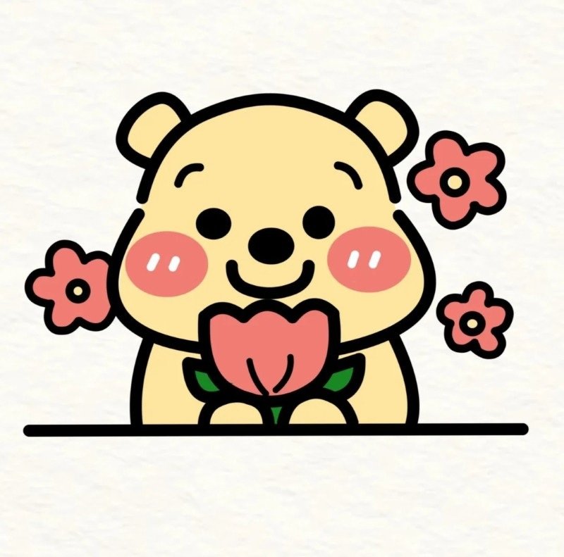 How to draw pooh bear