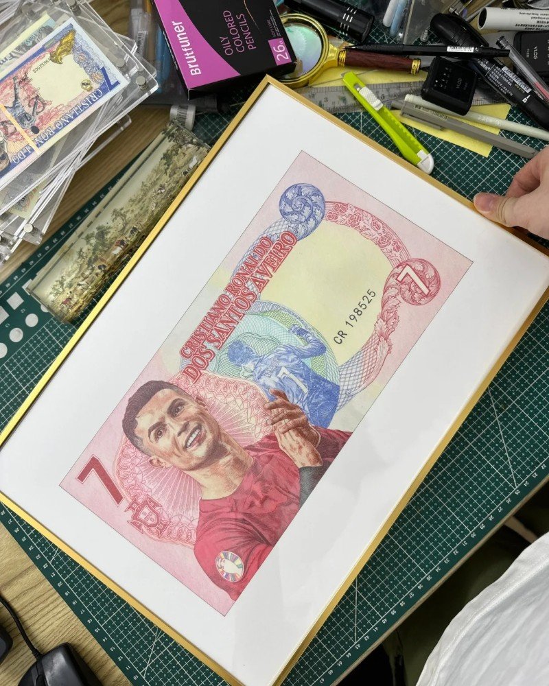 How to draw Ronaldo step by step