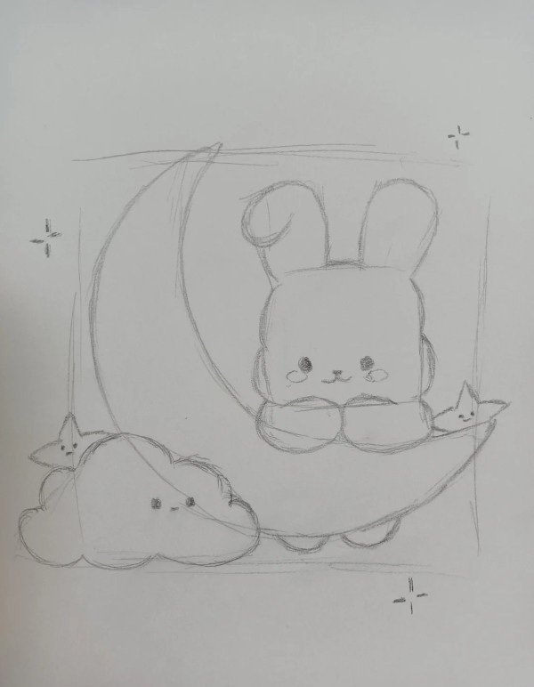 How to draw simple clouds 2