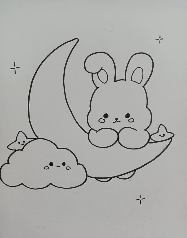 How to draw simple clouds