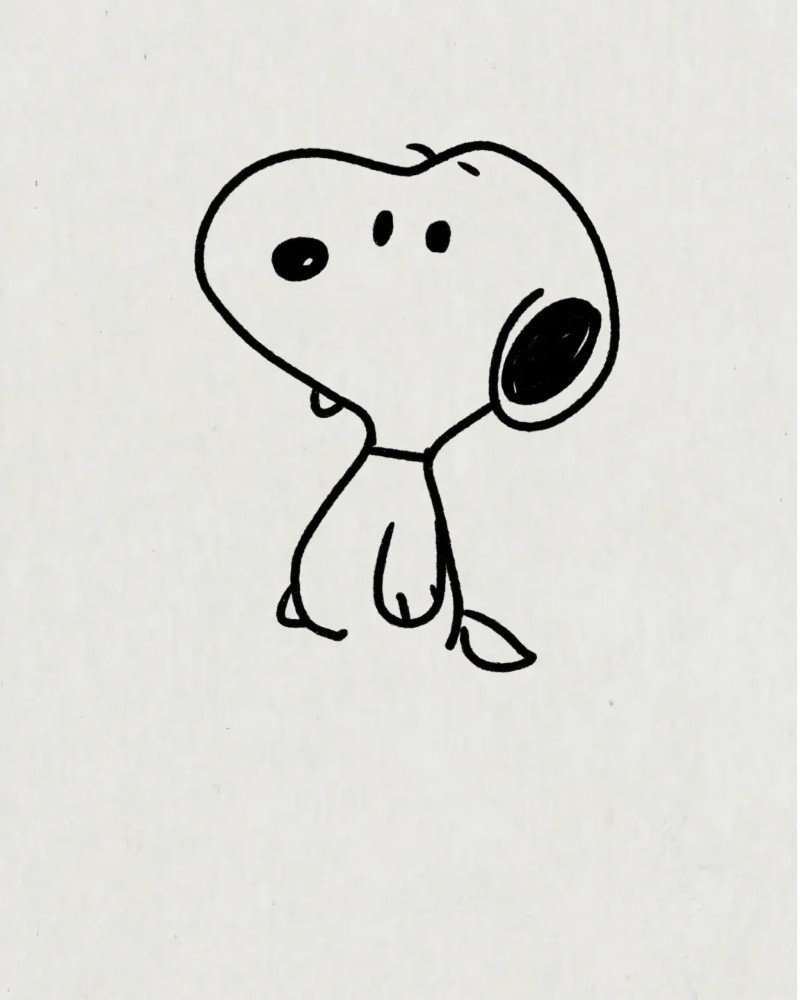 How to draw Snoopy 2