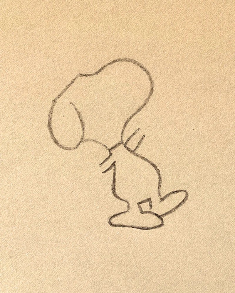 How to draw Snoopy easy 3