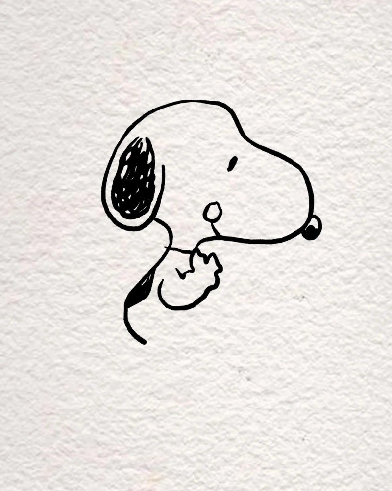 How to draw Snoopy step by step 2