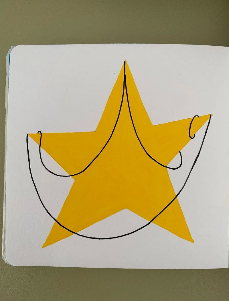 How to draw star easy for kids 2