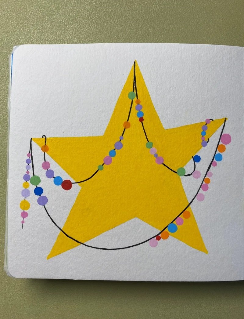 How to draw star easy for kids 3