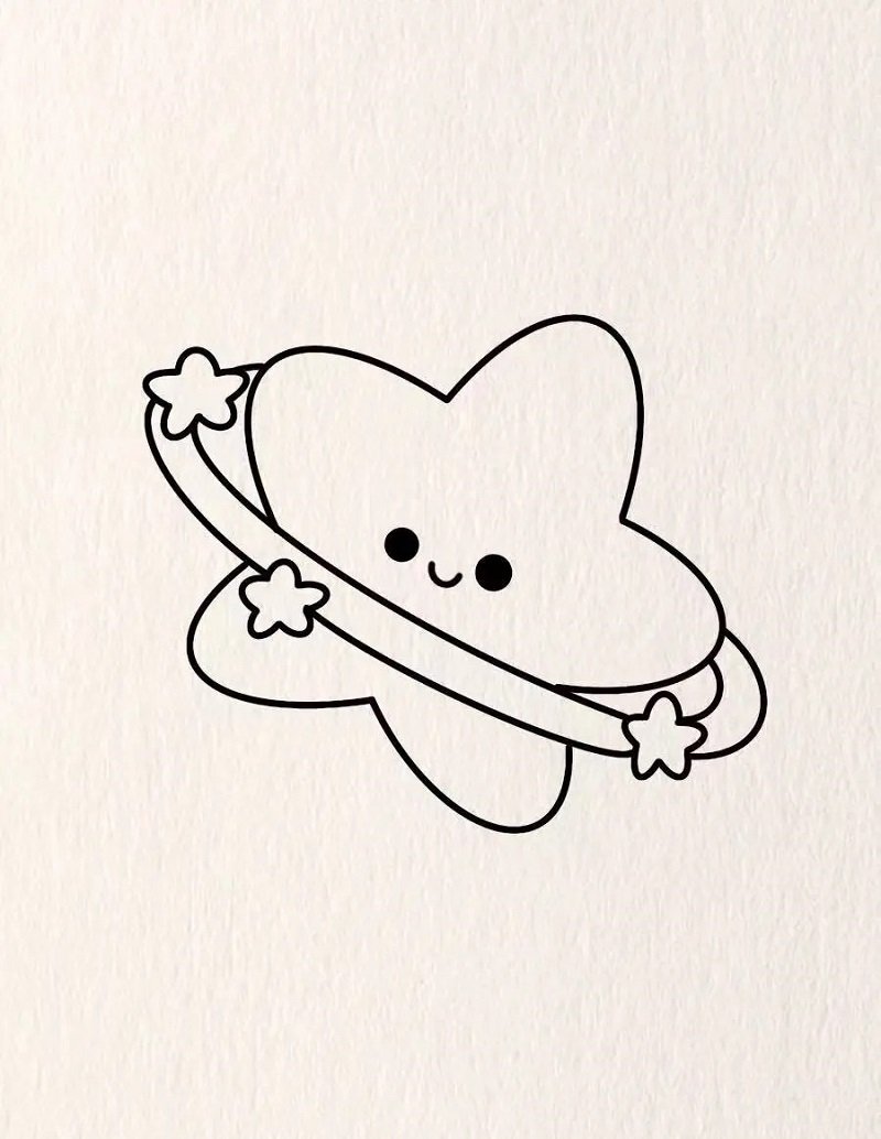 How to draw star for kids 4