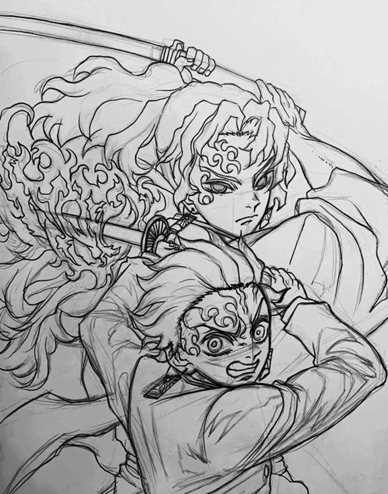 How to draw Tanjiro beautiful 3