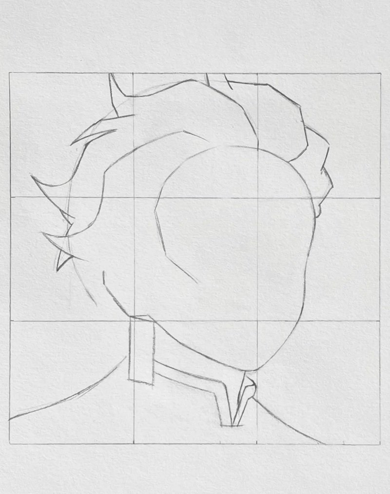 How to draw Tanjiro easy 3