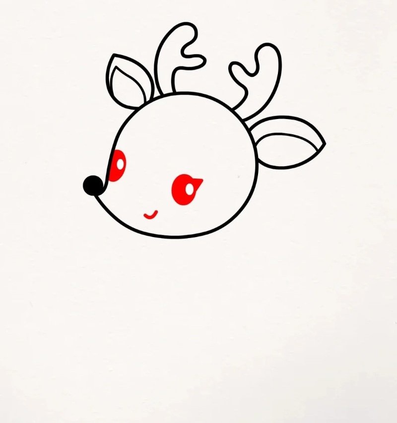 How to draw the Deer beautiful 4