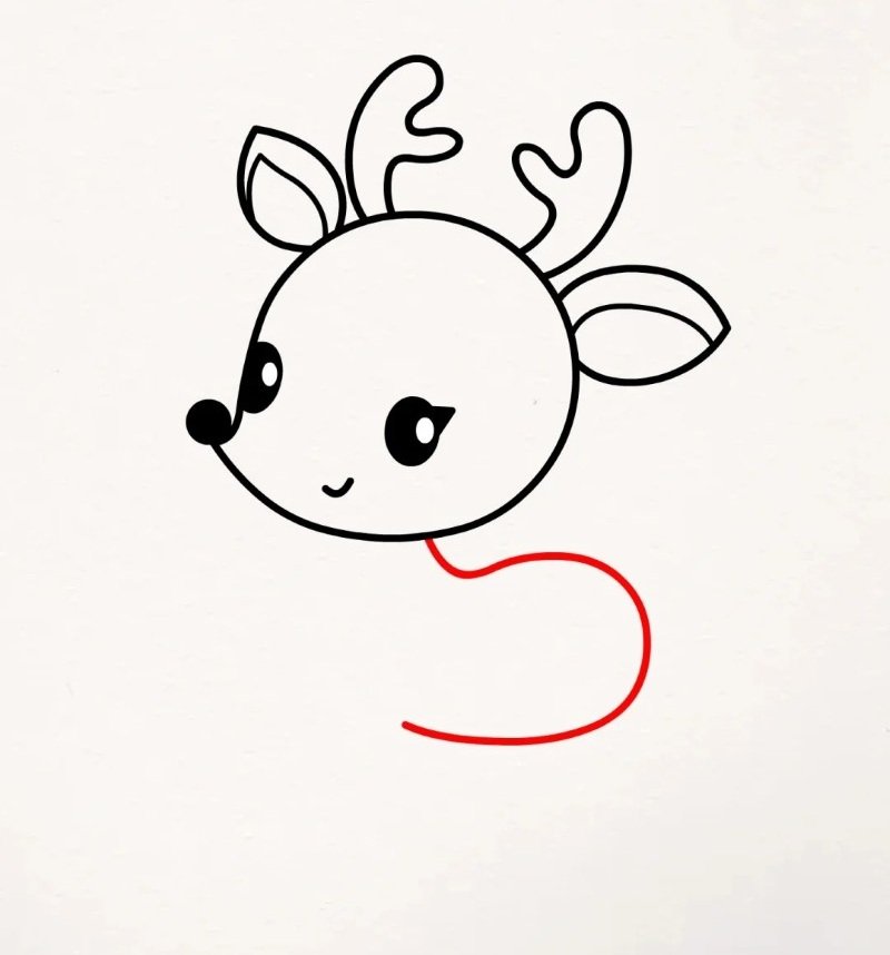 How to draw the Deer beautiful 5