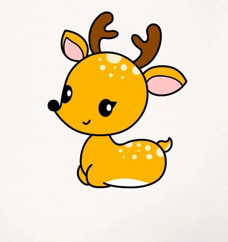 How to draw the Deer beautiful