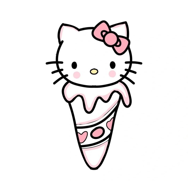 How to draw the hello kitty beautiful