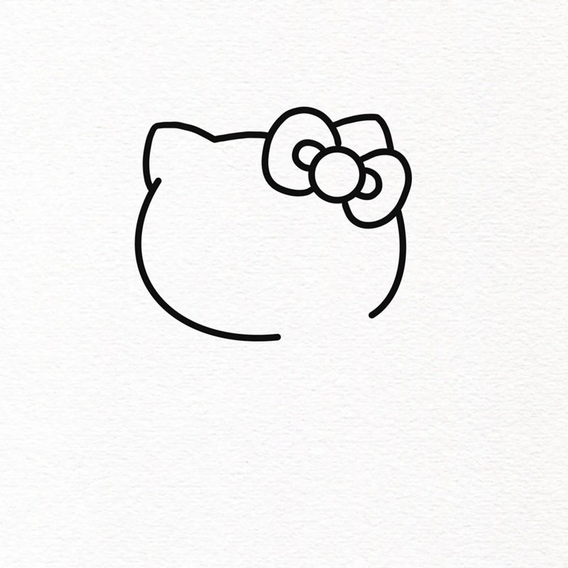 How to draw the hello kitty cute 2