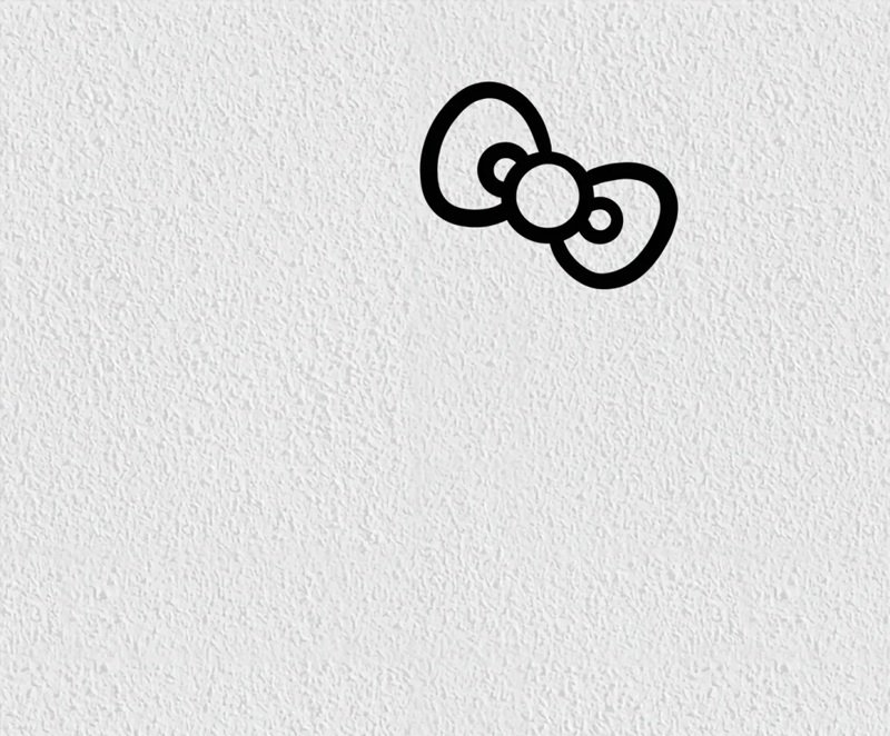 How to draw the hello kitty easy