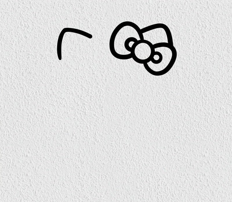How to draw the hello kitty easy 2