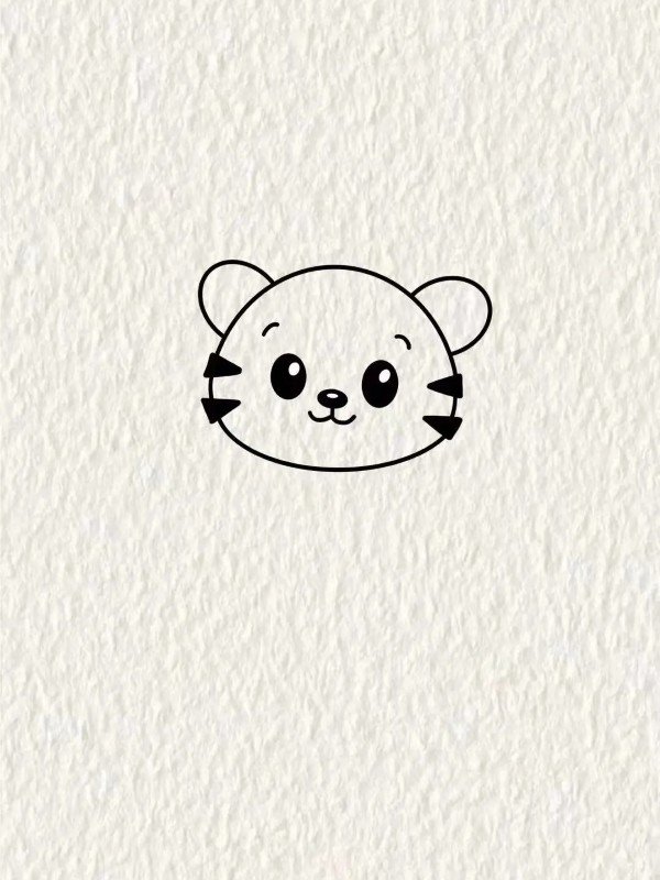 How to draw the tiger easy 3