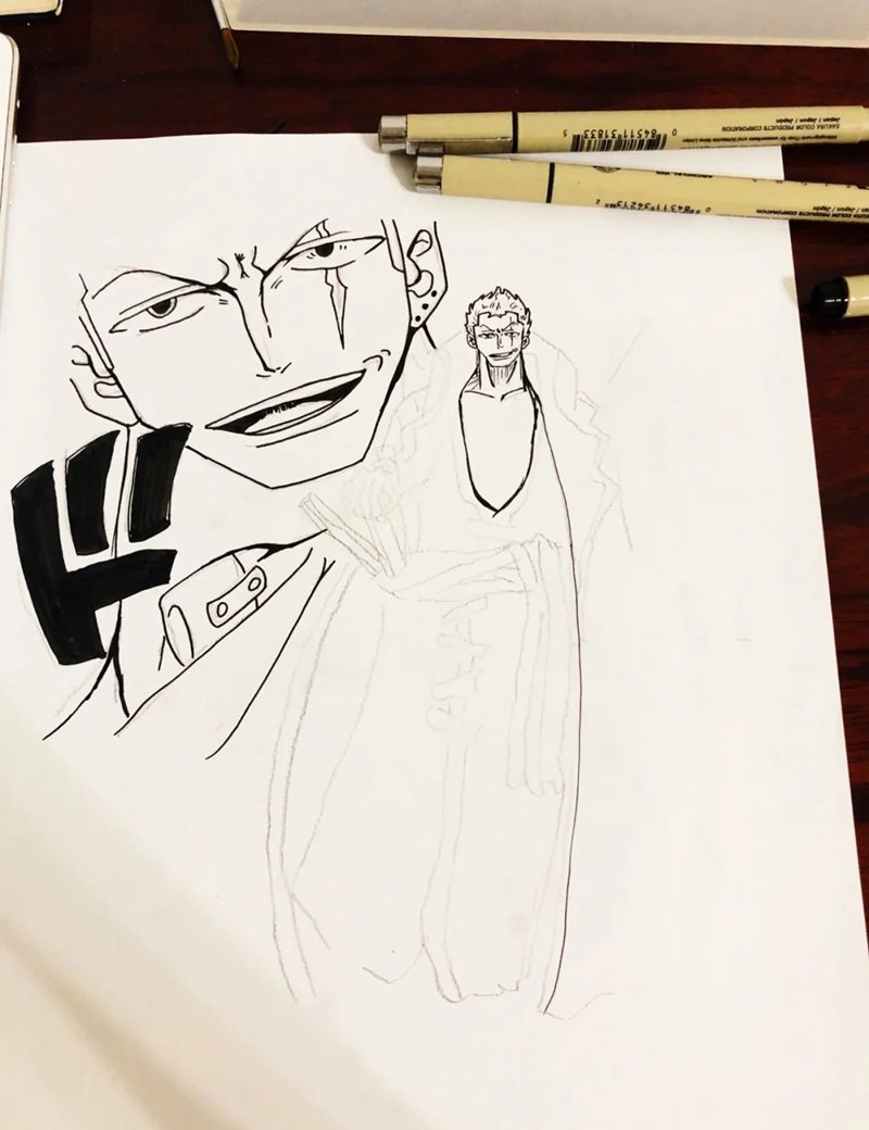 How to draw zoro 2