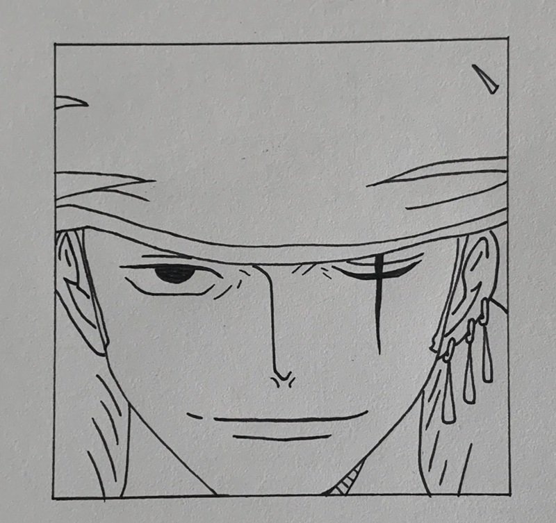 How to draw zoro beautiful 4