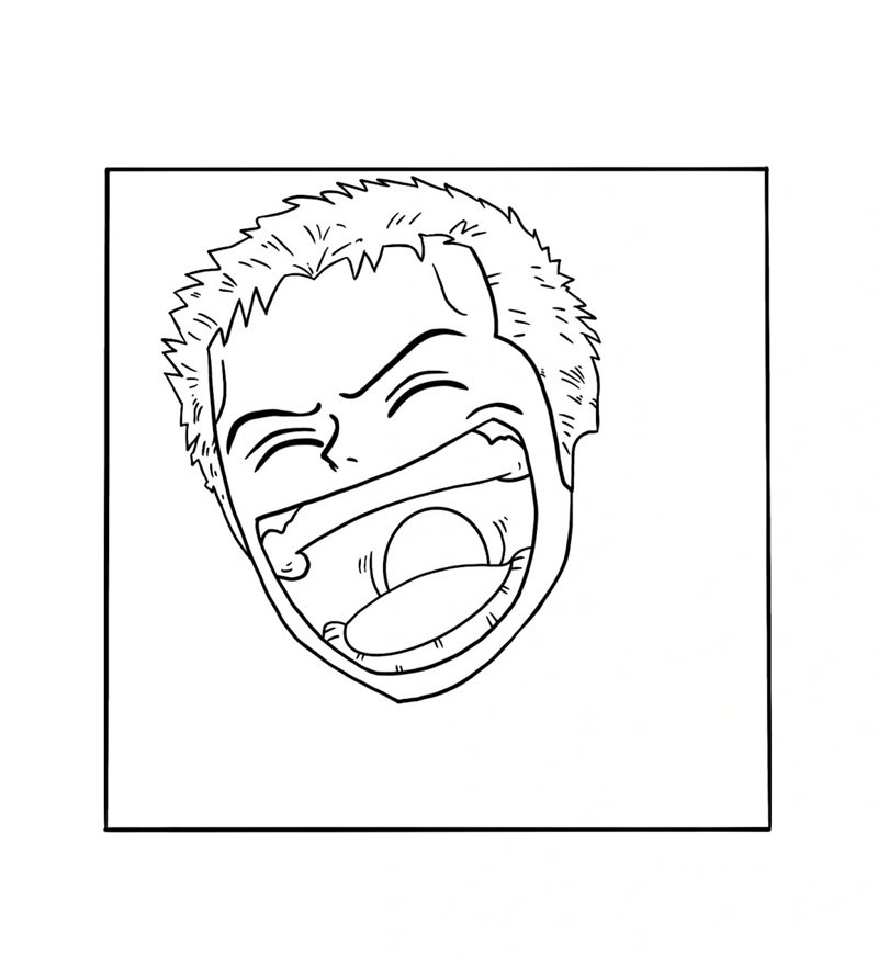 How to draw zoro cute 6