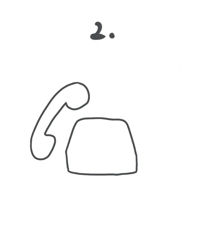 How to drawing a phone 2
