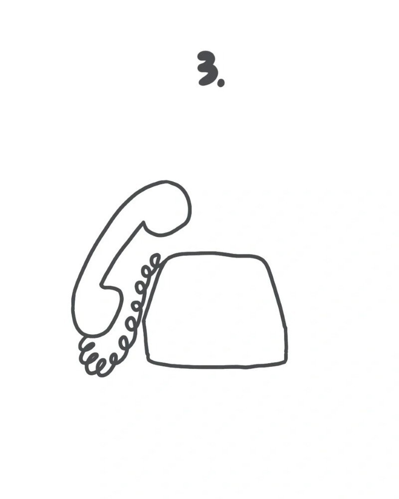 How to drawing a phone 3