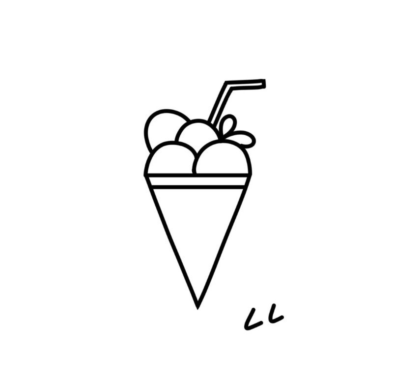 How to draw ice cream easy 5