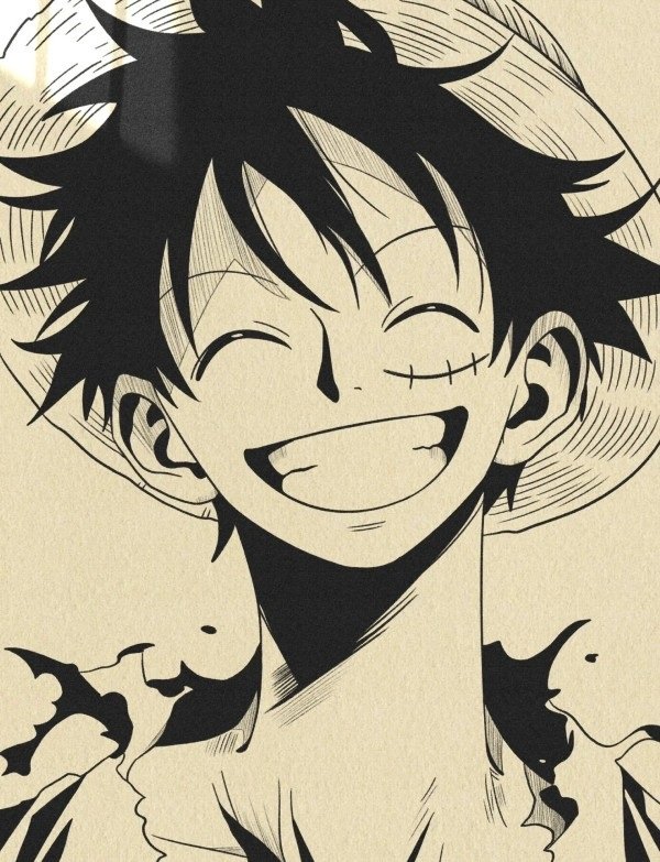 Luffy how to draw​