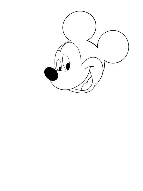 Mickey Mouse how to draw 3