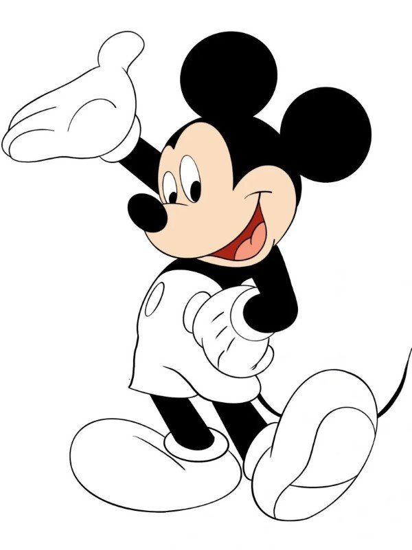 Mickey Mouse how to draw 8