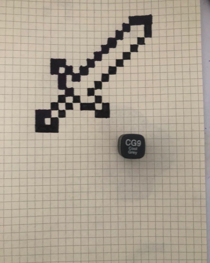 How to draw Minecraft easy 3