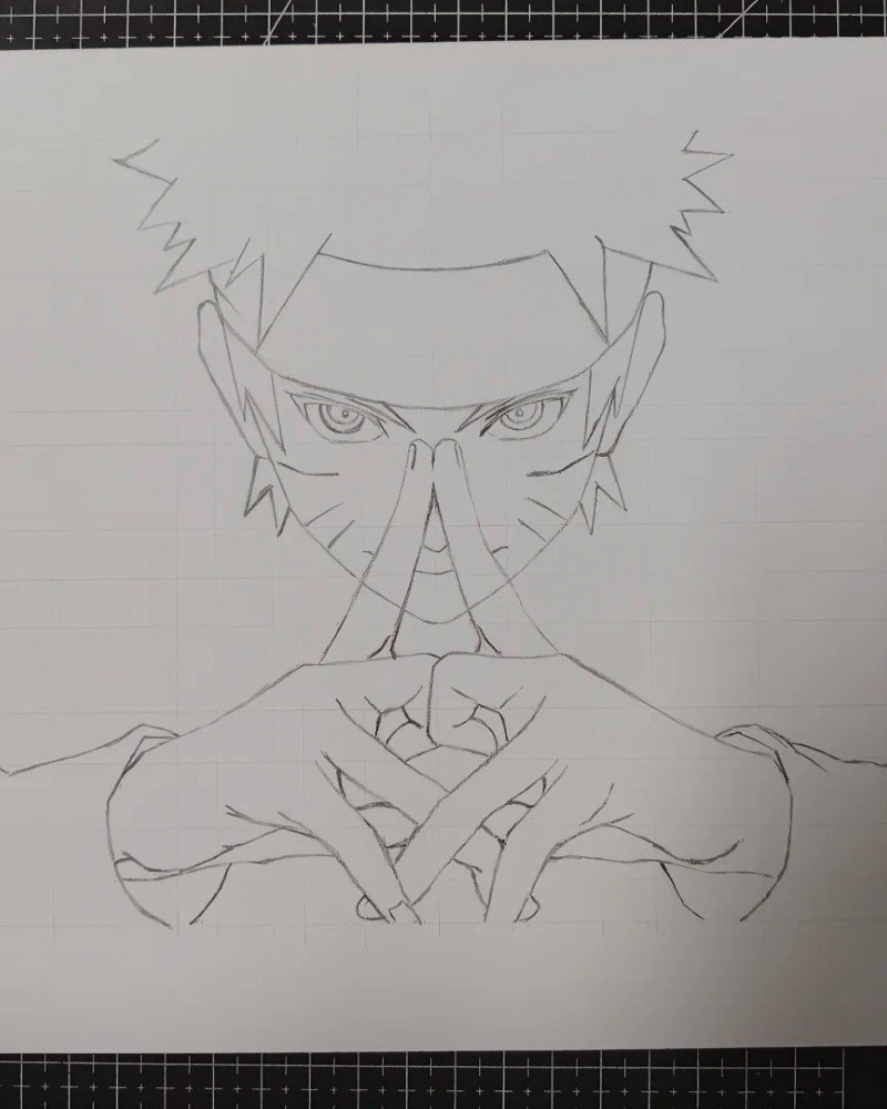 Pencil drawing how to draw funny Naruto 1