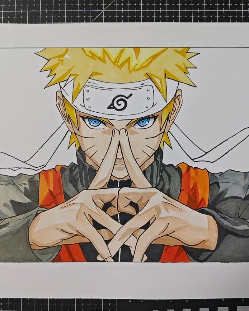 Pencil drawing how to draw funny Naruto 10
