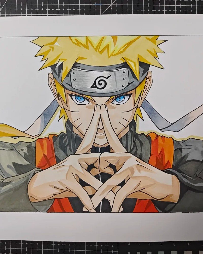 Pencil drawing how to draw funny Naruto11