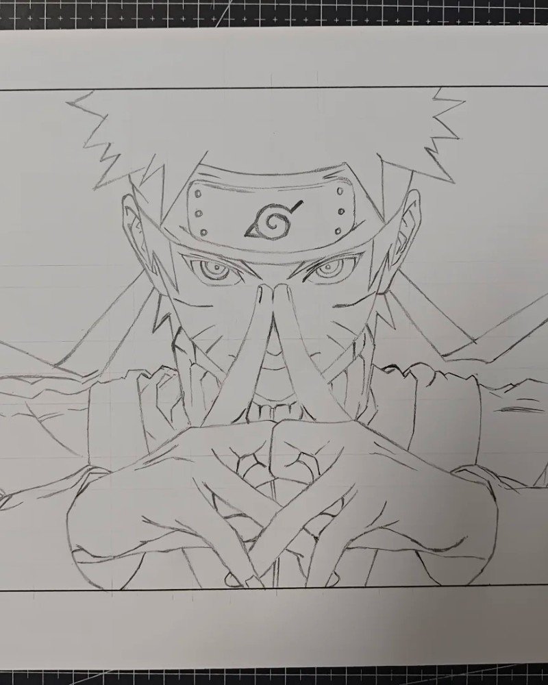 Pencil drawing how to draw funny Naruto 2