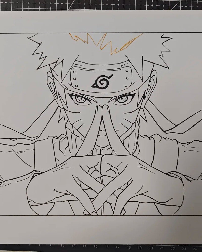Pencil drawing how to draw funny Naruto 3