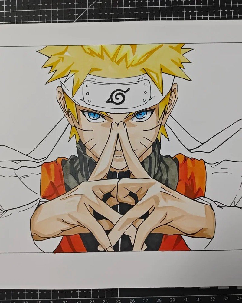Pencil drawing how to draw funny Naruto 9